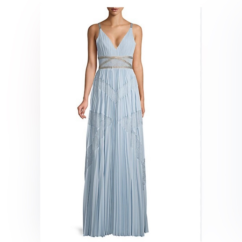 Beautiful, ice blue goddess gown- worn once